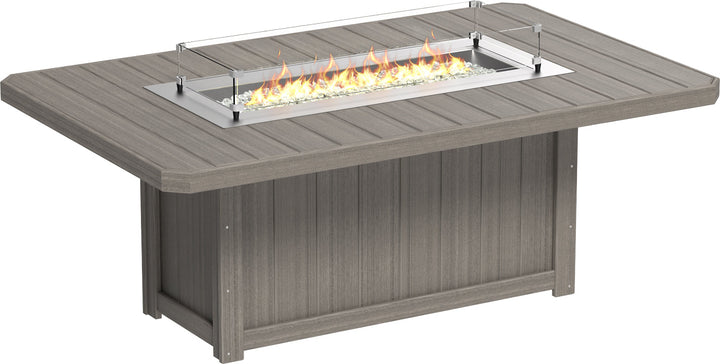 LCLFT79RCGD-LuxCraft-Lumin Fire Table 79" Rectangular-Pangaea Patio