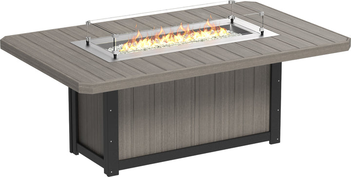 LCLFT79RCGBD-LuxCraft-Lumin Fire Table 79" Rectangular-Pangaea Patio