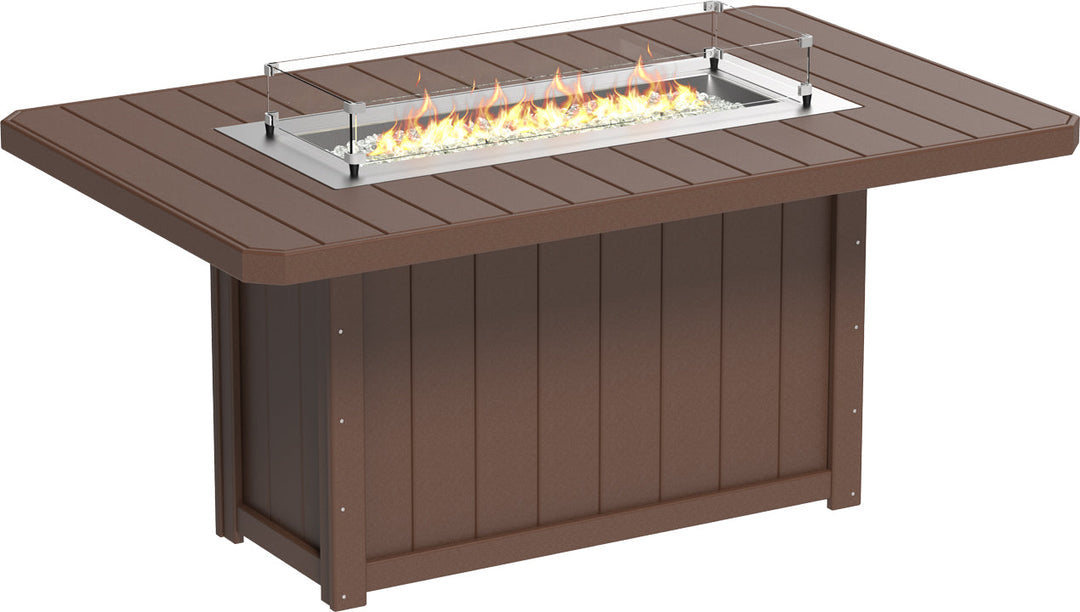 LCLFT79RCBRC-LuxCraft-Lumin Fire Table 79" Rectangular-Pangaea Patio