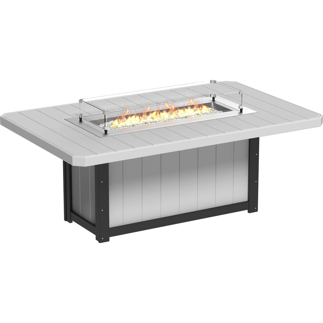 -LuxCraft-Lumin Fire Table 79" Rectangular-Pangaea Patio