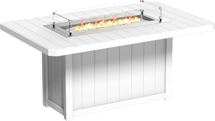 LCLFT79RWC-LuxCraft-Lumin Fire Table 79" Rectangular-Pangaea Patio