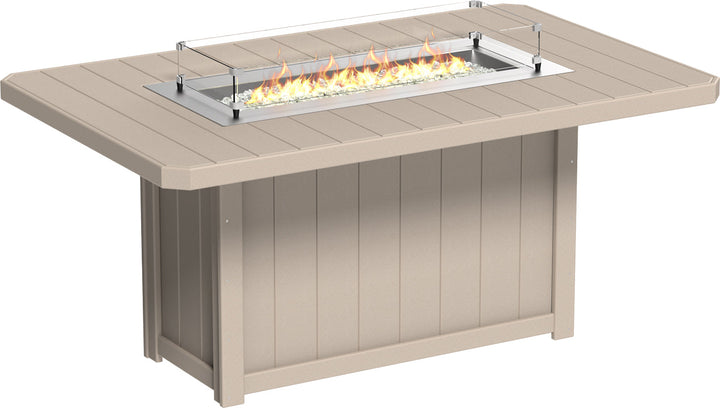 LCLFT79RWWC-LuxCraft-Lumin Fire Table 79" Rectangular-Pangaea Patio