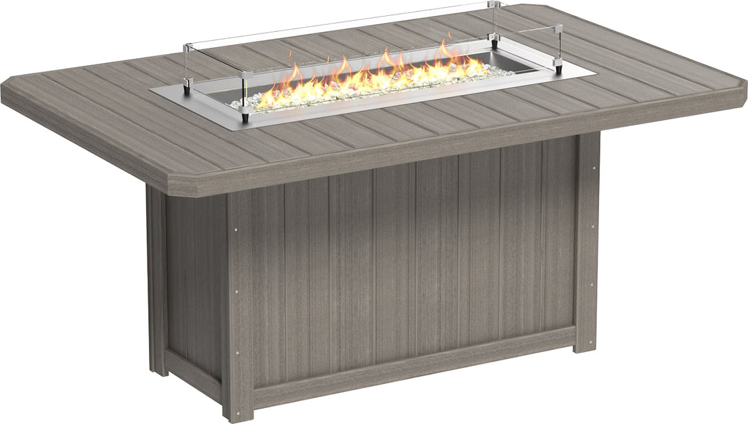 LCLFT79RCGC-LuxCraft-Lumin Fire Table 79" Rectangular-Pangaea Patio