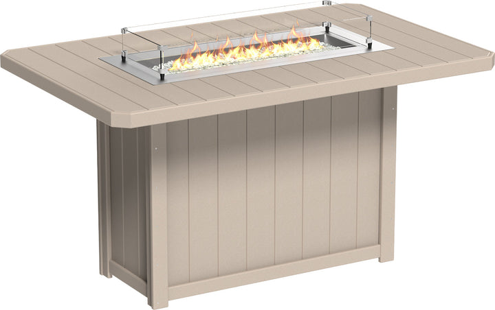 LCLFT79RWWB-LuxCraft-Lumin Fire Table 79" Rectangular-Pangaea Patio