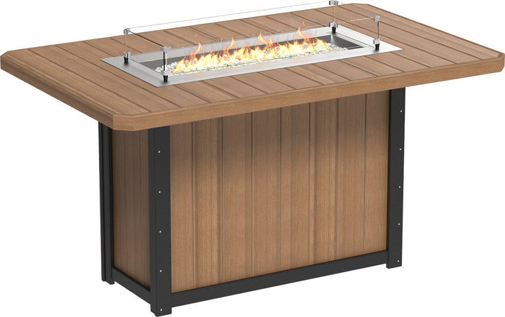 LCLFT79RAMBB-LuxCraft-Lumin Fire Table 79" Rectangular-Pangaea Patio