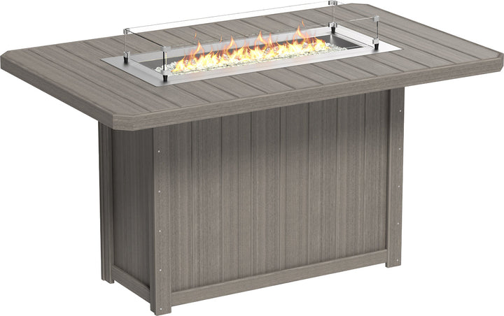 LCLFT79RCGB-LuxCraft-Lumin Fire Table 79" Rectangular-Pangaea Patio