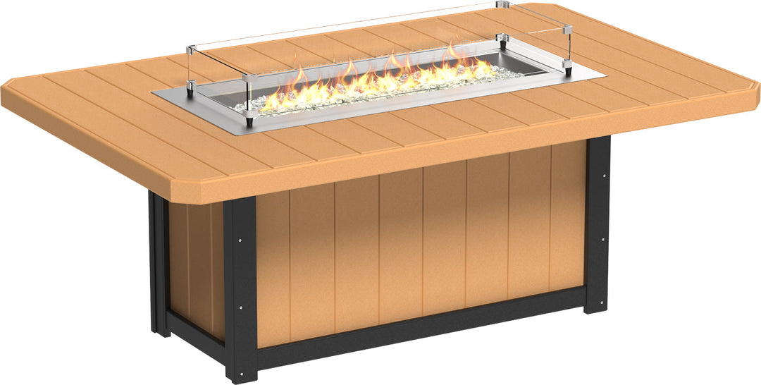 LCLFT79RCBD-LuxCraft-Lumin Fire Table 79" Rectangular-Pangaea Patio