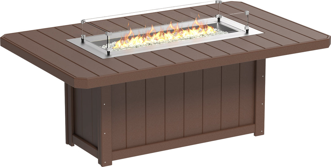 LCLFT79RCBRD-LuxCraft-Lumin Fire Table 79" Rectangular-Pangaea Patio