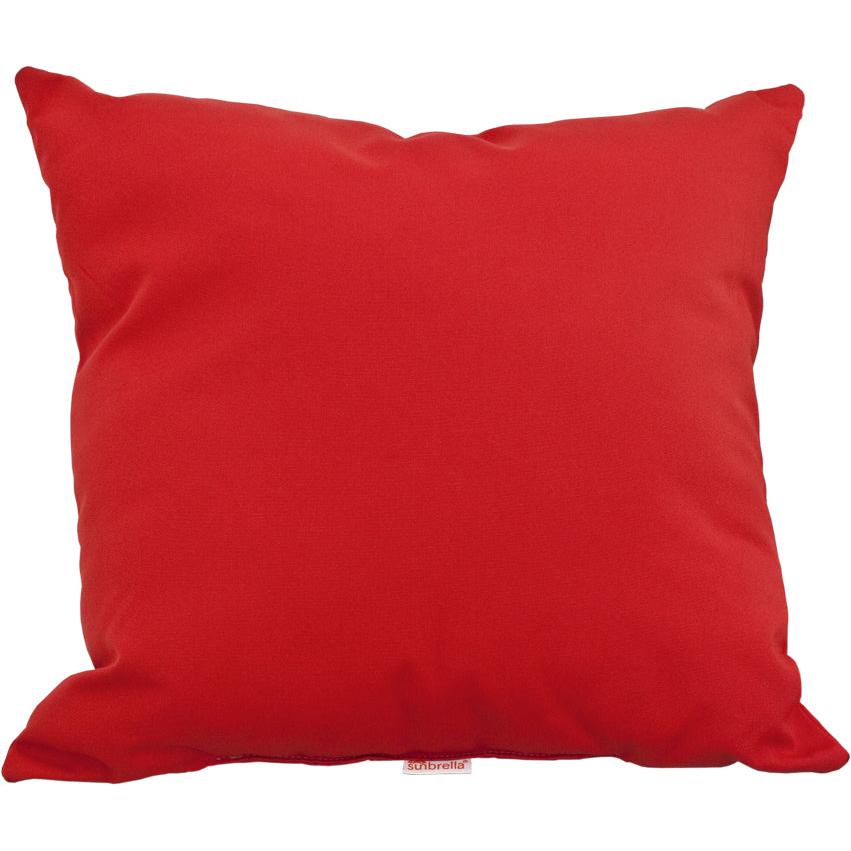 LC19TPLR-LuxCraft-LuxCraft 19" Square Pillow-Logo Red-Pangaea Patio