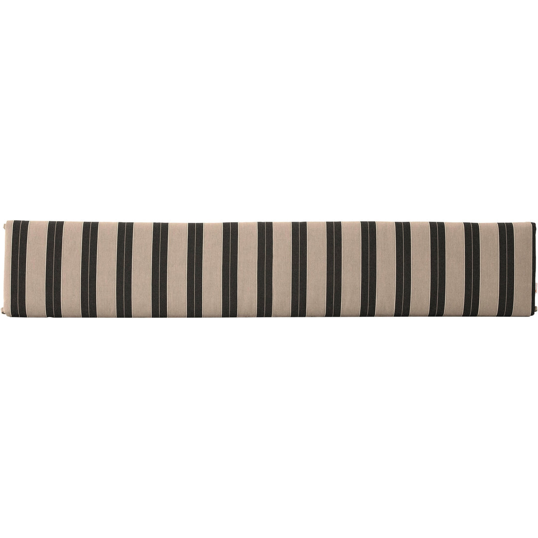 LC72CBCBR-LuxCraft-Luxcraft 72in Cafe Bench Cushion-Berenson Tuxedo-Pangaea Patio