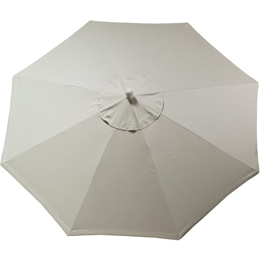 9MUCW-LuxCraft-LuxCraft Umbrella-102 inches-white-Canvas-Pangaea Patio