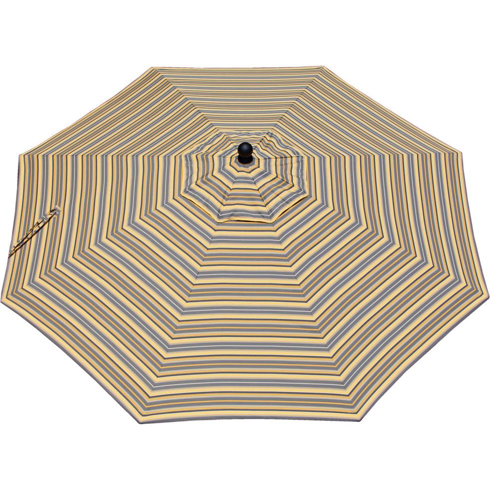 9MUFMW-LuxCraft-LuxCraft Umbrella-102 inches-white-Foster Metallic-Pangaea Patio