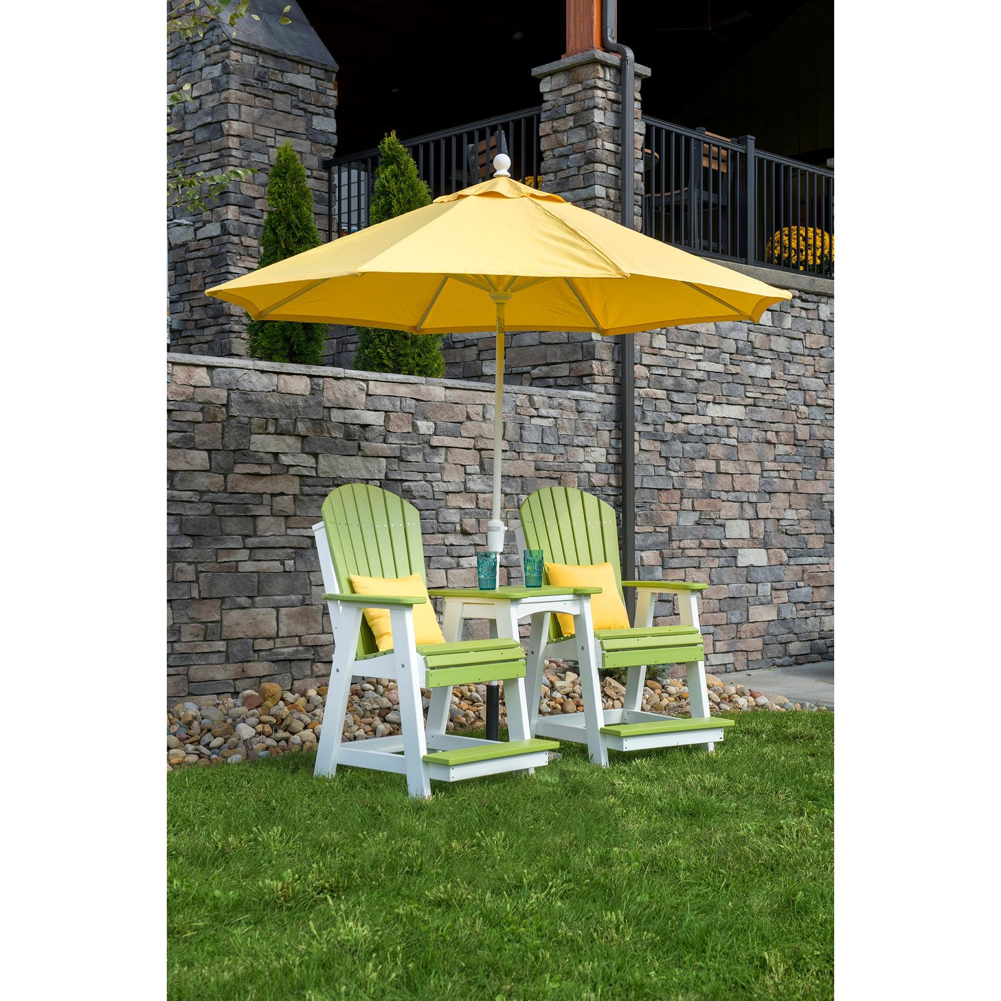 LuxCraft 9' Umbrella - Dining Height