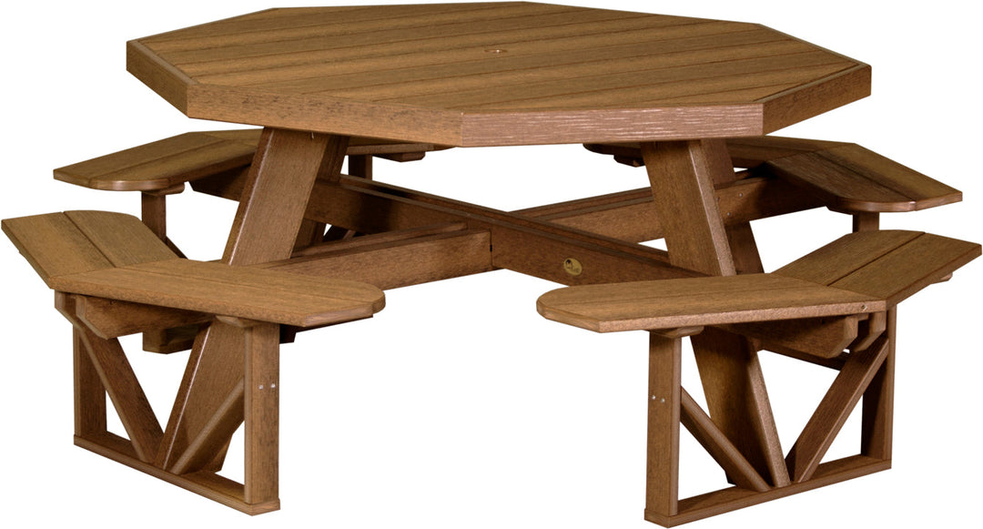 LCPOPTAM-LuxCraft-Octagon Picnic Table-Pangaea Patio