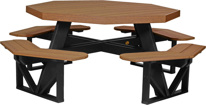 LCPOPTAMB-LuxCraft-Octagon Picnic Table-Pangaea Patio