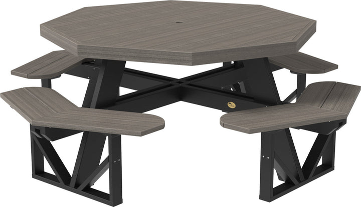 LCPOPTCGB-LuxCraft-Octagon Picnic Table-Pangaea Patio