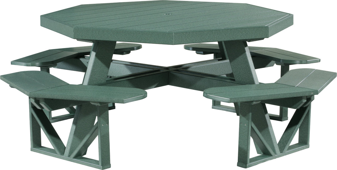 LCPOPTG-LuxCraft-Octagon Picnic Table-Pangaea Patio