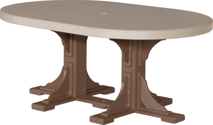 LCP46OTWWCBRD-LuxCraft-Oval Table-Pangaea Patio