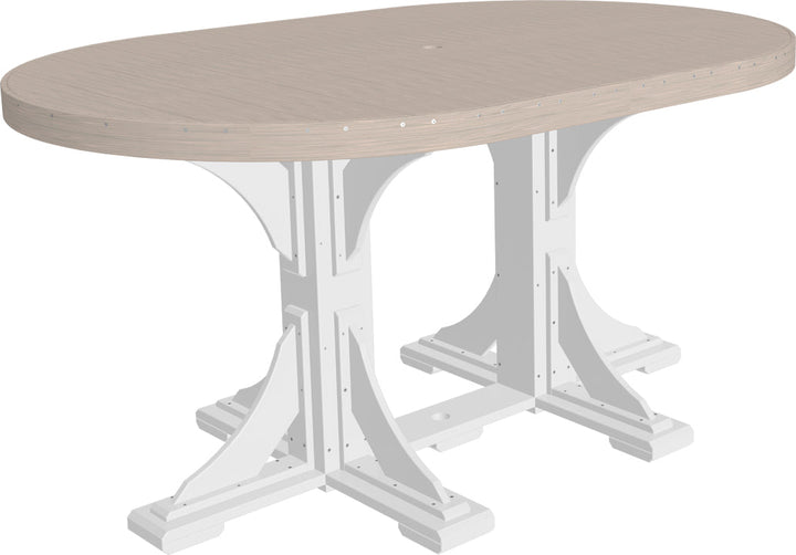 LCP46OTBIWC-LuxCraft-Oval Table-Pangaea Patio