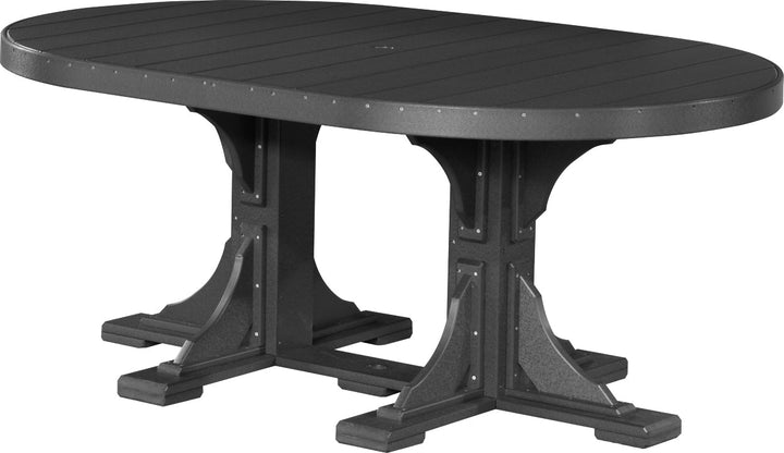 LCP46OTBKD-LuxCraft-Oval Table-Pangaea Patio