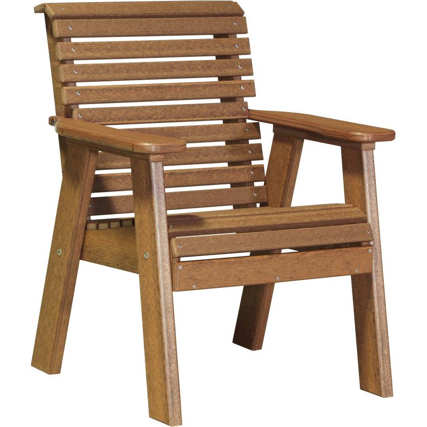 LC2PPBAM-LuxCraft-Plain Bench - 2'-Antique Mahogany-Pangaea Patio