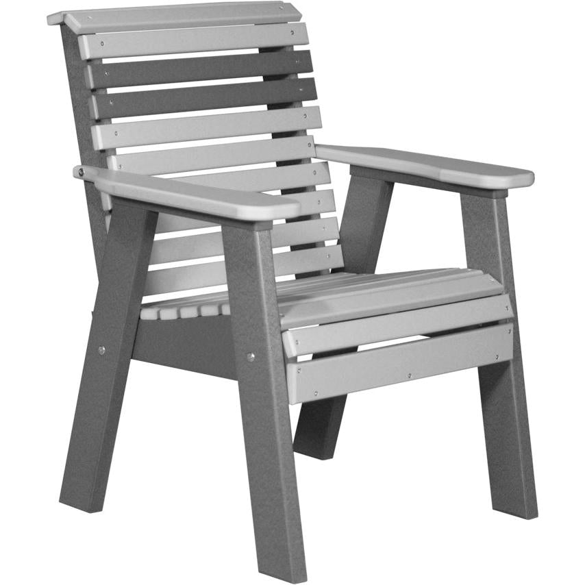 LC2PPBDGS-LuxCraft-Plain Bench - 2'-Dove Gray Slate-Pangaea Patio