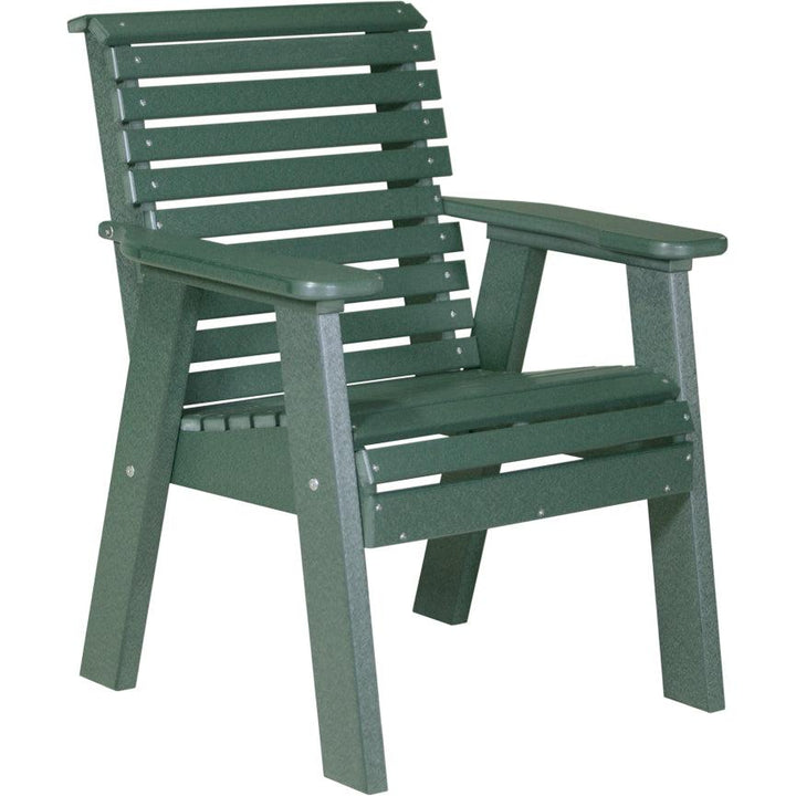 LC2PPBG-LuxCraft-Plain Bench - 2'-Green-Pangaea Patio