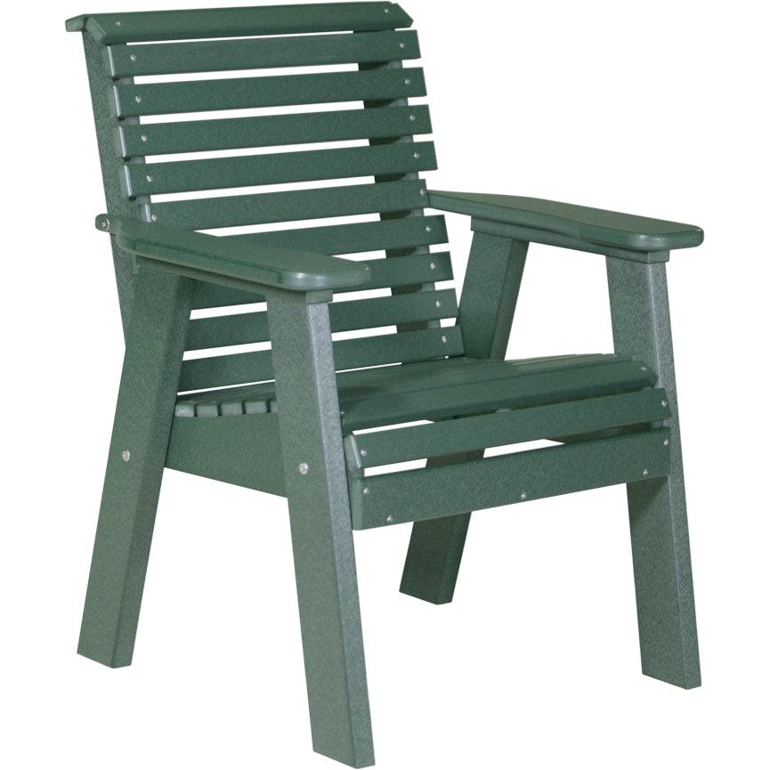 LC2PPBG-LuxCraft-Plain Bench - 2'-Green-Pangaea Patio