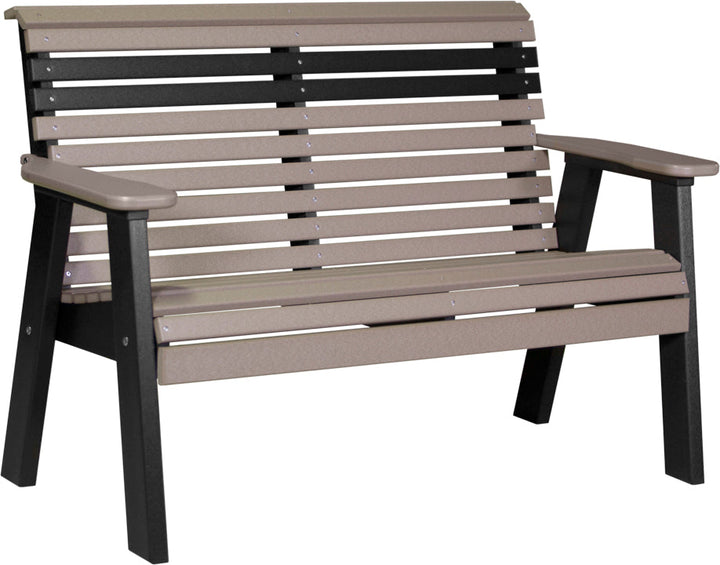 LC4PPBWWB-LuxCraft-Plain Bench - 4'-Pangaea Patio