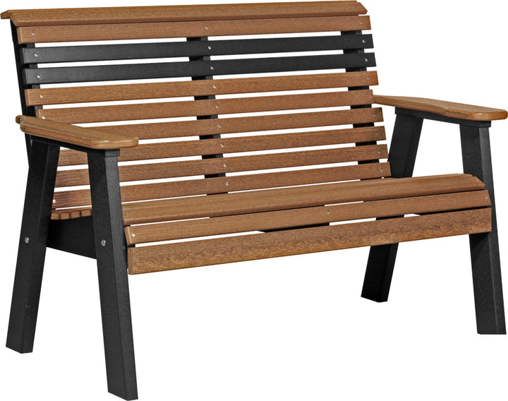 LC4PPBAMB-LuxCraft-Plain Bench - 4'-Pangaea Patio