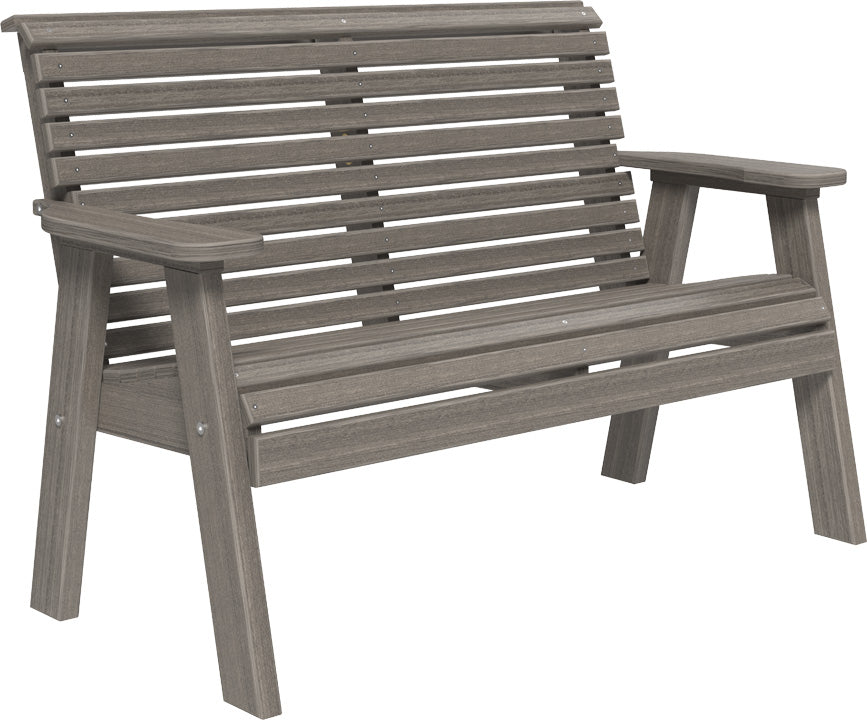 LC4PPBCG-LuxCraft-Plain Bench - 4'-Pangaea Patio