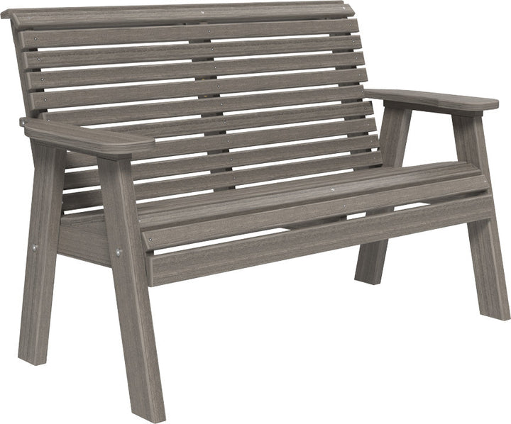 LC4PPBCG-LuxCraft-Plain Bench - 4'-Pangaea Patio