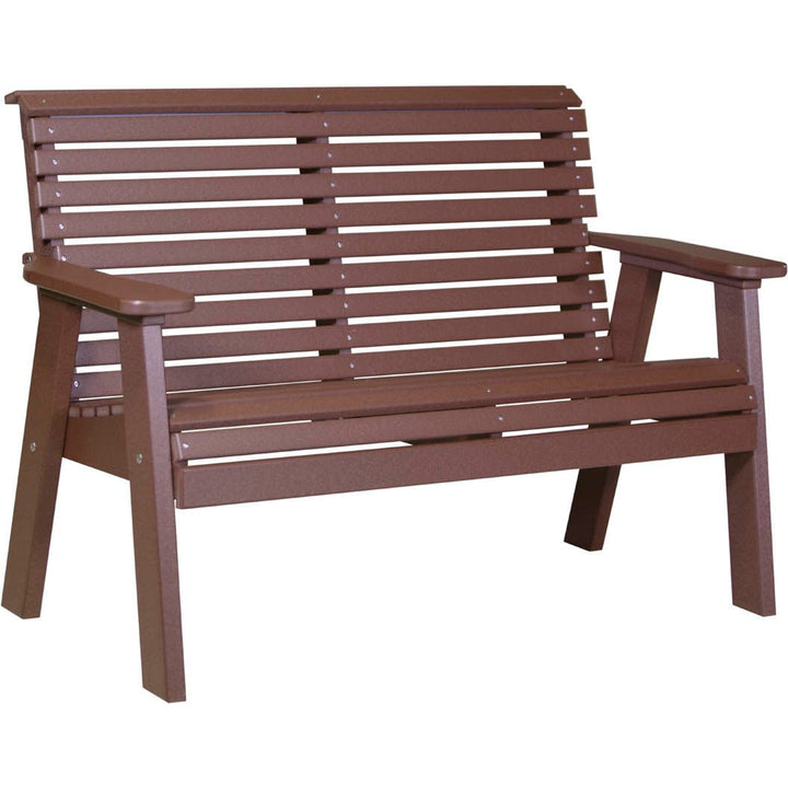 -LuxCraft-Plain Bench - 4'-Pangaea Patio