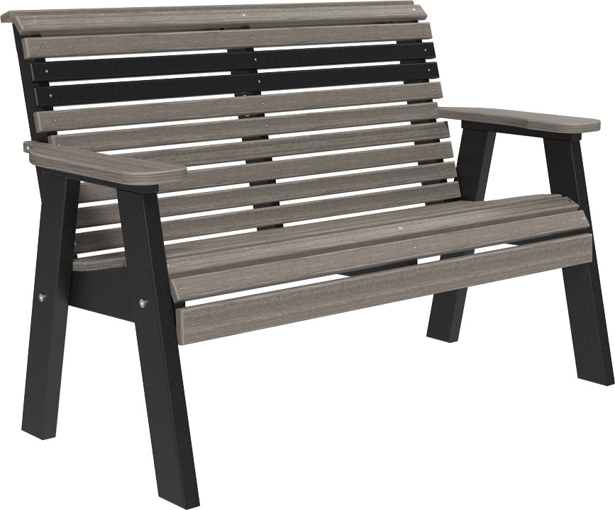 LC4PPBCGB-LuxCraft-Plain Bench - 4'-Pangaea Patio