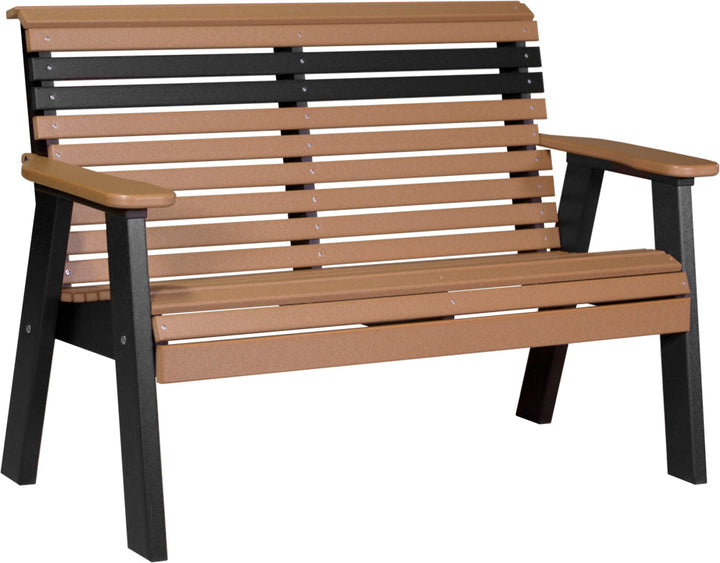 LC4PPBCB-LuxCraft-Plain Bench - 4'-Pangaea Patio