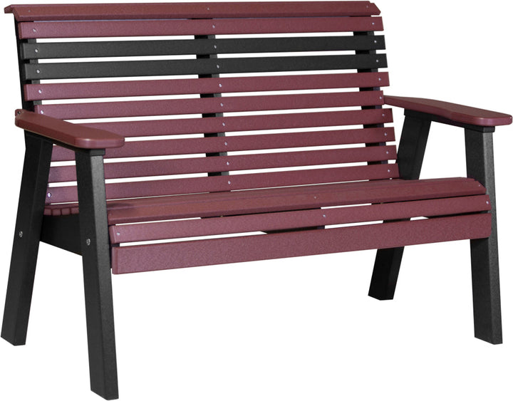 LC4PPBCHB-LuxCraft-Plain Bench - 4'-Pangaea Patio