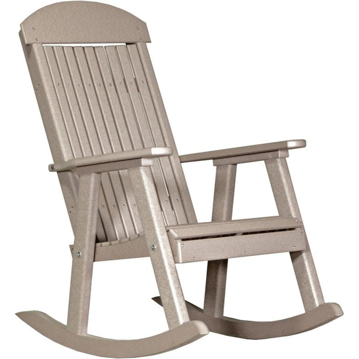 LCPPRWW-LuxCraft-Porch Rocker-Weatherwood-Pangaea Patio