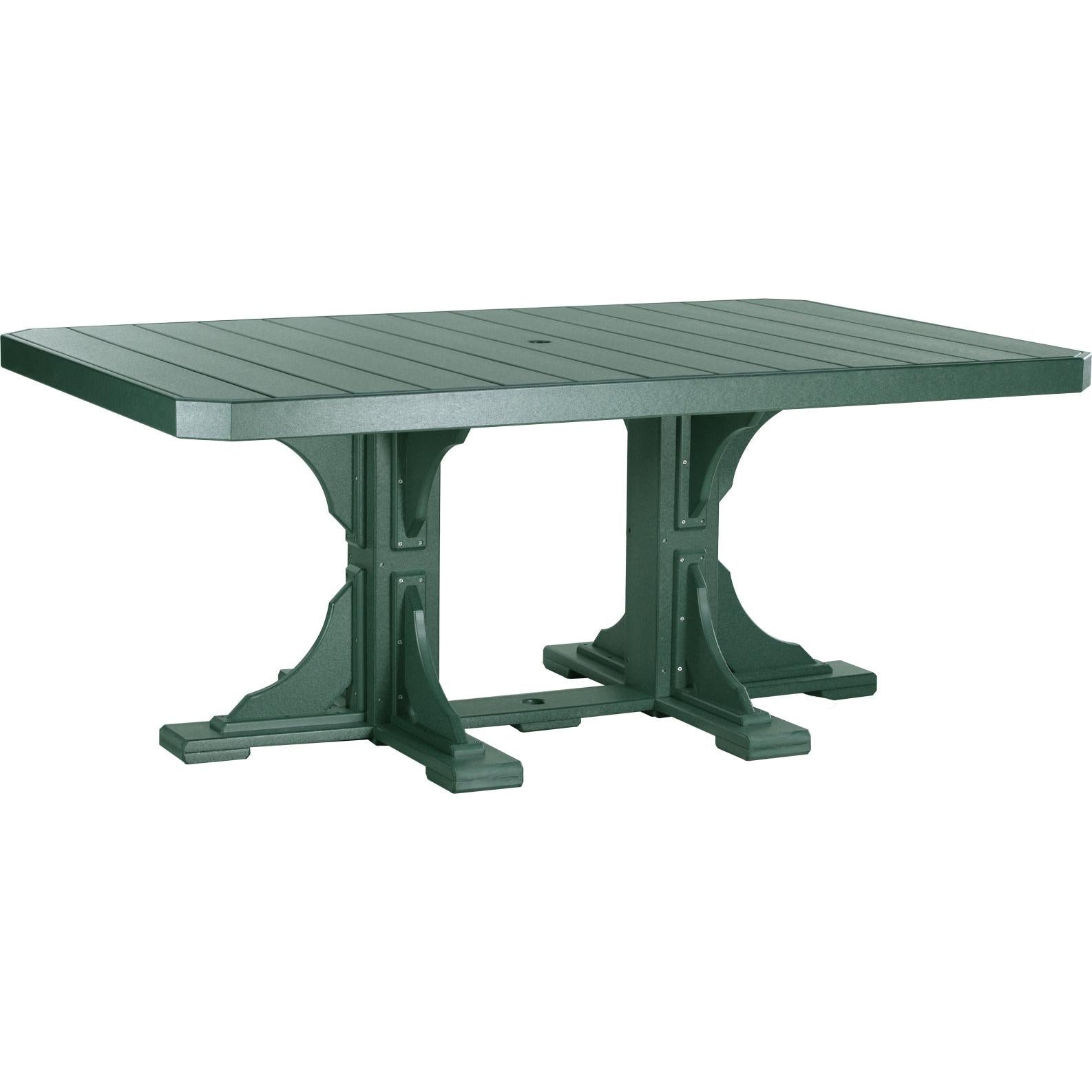 LCP46RTBKD-LuxCraft-Rectangle Table-Dining-Black-Pangaea Patio