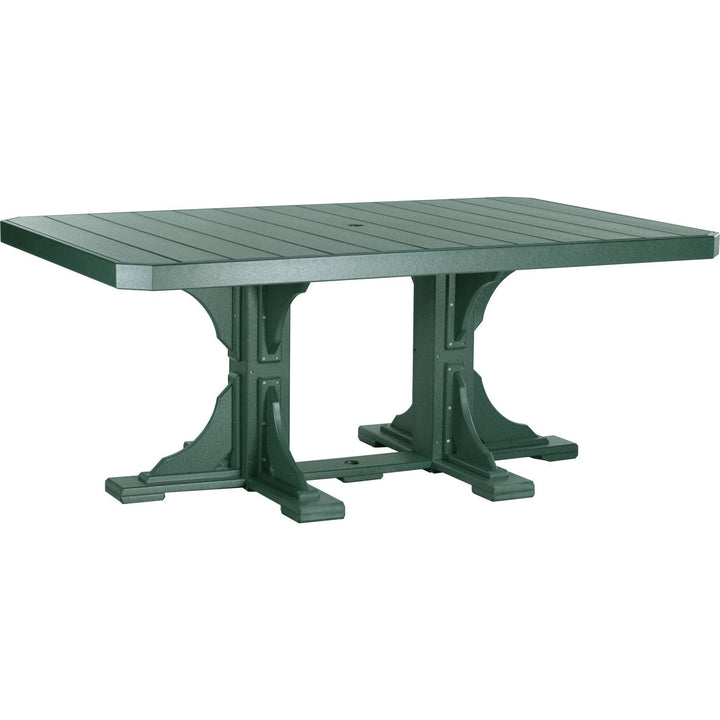 LCP46RTBKD-LuxCraft-Rectangle Table-Dining-Black-Pangaea Patio