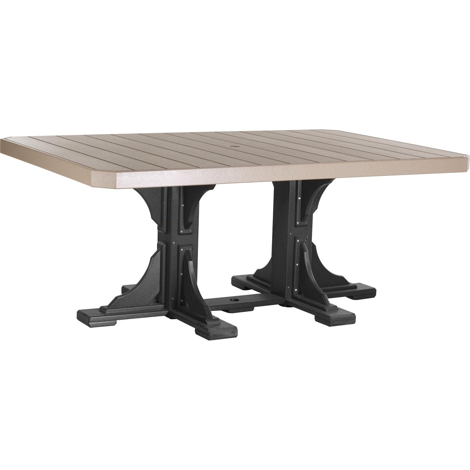 LCP46RTCBRD-LuxCraft-Rectangle Table-Dining-Chestnut Brown-Pangaea Patio