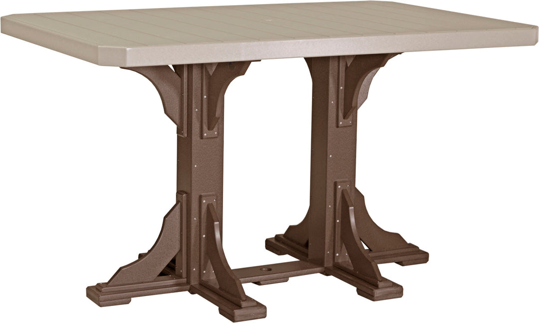 LCP46RTWWCBRB-LuxCraft-Rectangle Table-Pangaea Patio