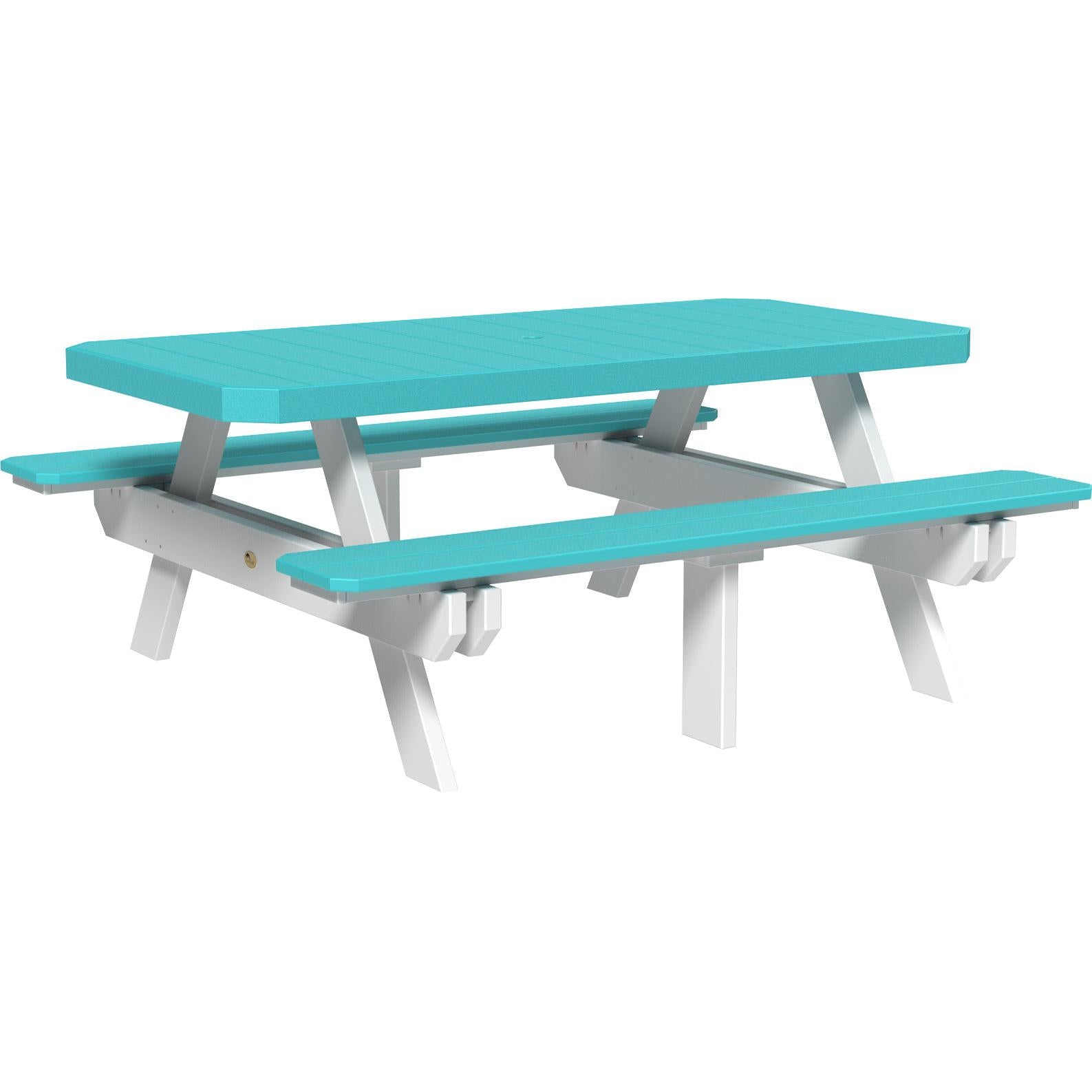 -LuxCraft-Rectangular Picnic Table-Pangaea Patio