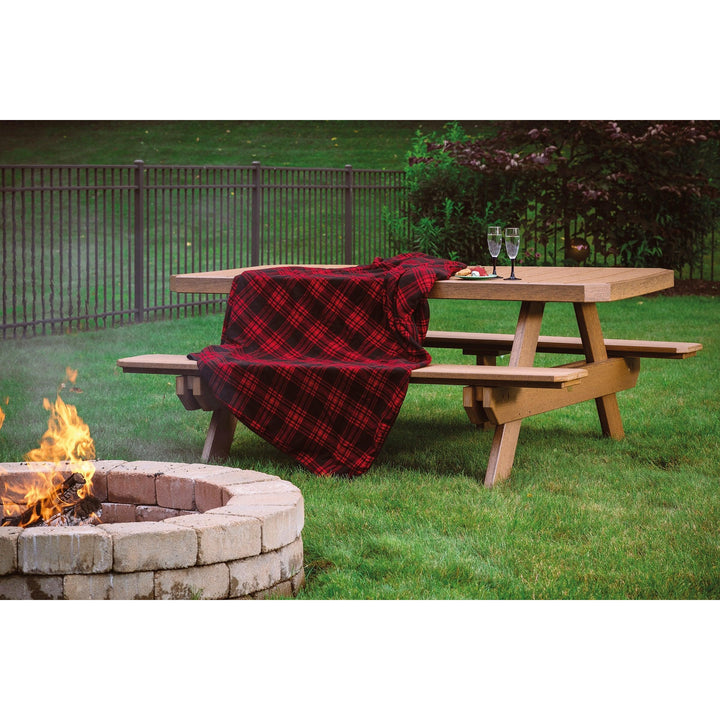 -LuxCraft-Rectangular Picnic Table-Pangaea Patio