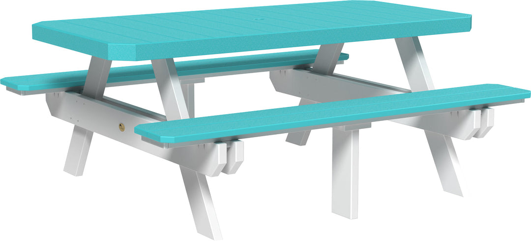 -LuxCraft-Rectangular Picnic Table-Pangaea Patio