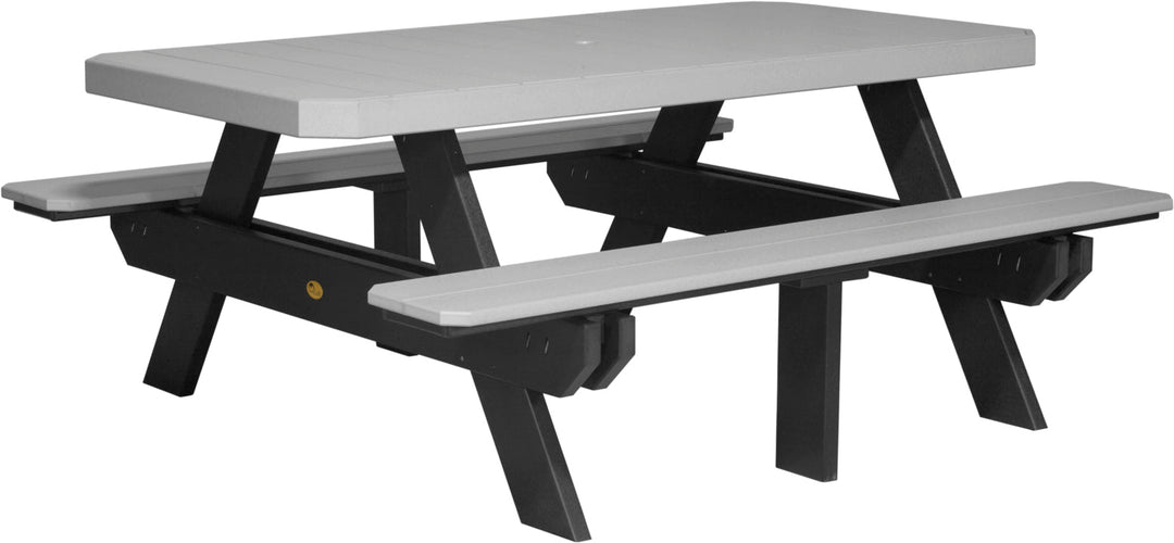 Rectangular Picnic Table-LuxCraft-Pangaea Patio