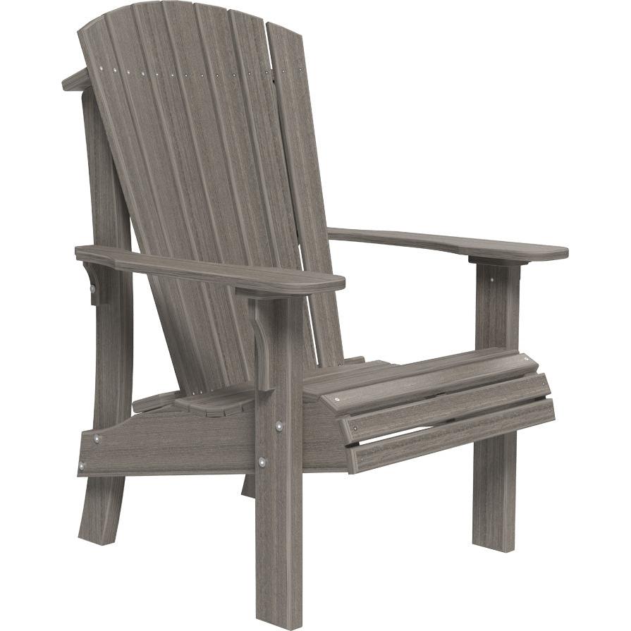 LCRACCG-LuxCraft-Royal Adirondack Chair-Brazilian Walnut Black-Pangaea Patio
