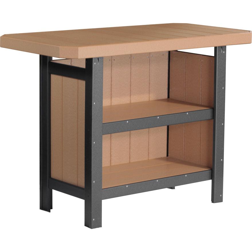 LCPSBCB-LuxCraft-Serving Bar-Cedar Black-Pangaea Patio