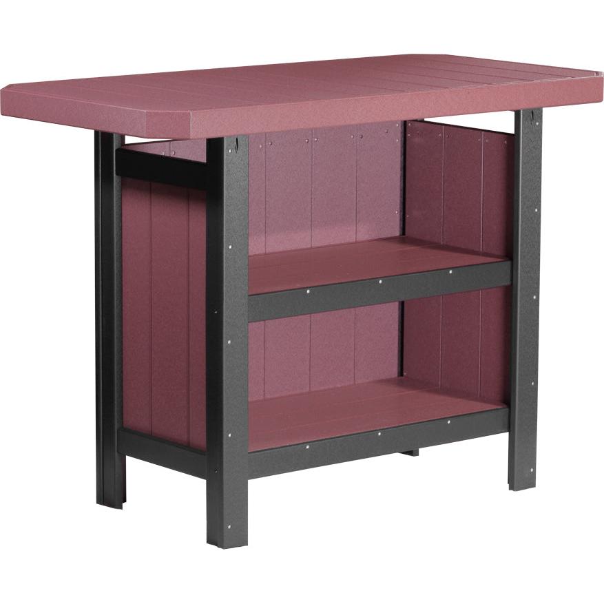 LCPSBCHB-LuxCraft-Serving Bar-Cherrywood Black-Pangaea Patio