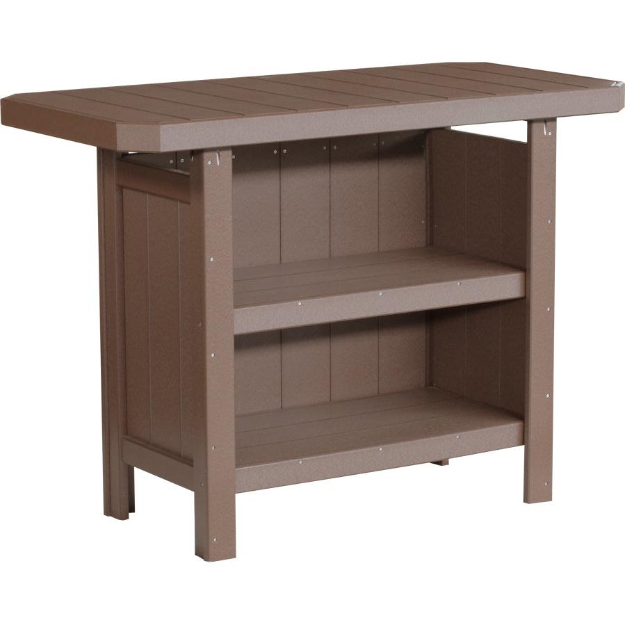 LCPSBCBR-LuxCraft-Serving Bar-Chestnut Brown-Pangaea Patio