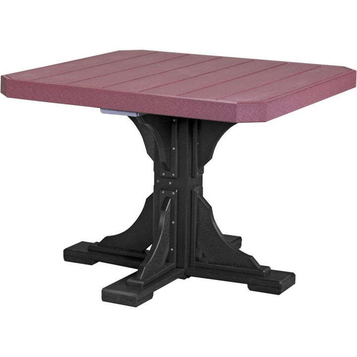 LCP41STAMB-LuxCraft-Square Table-Bar-Antique Mahogany-Pangaea Patio